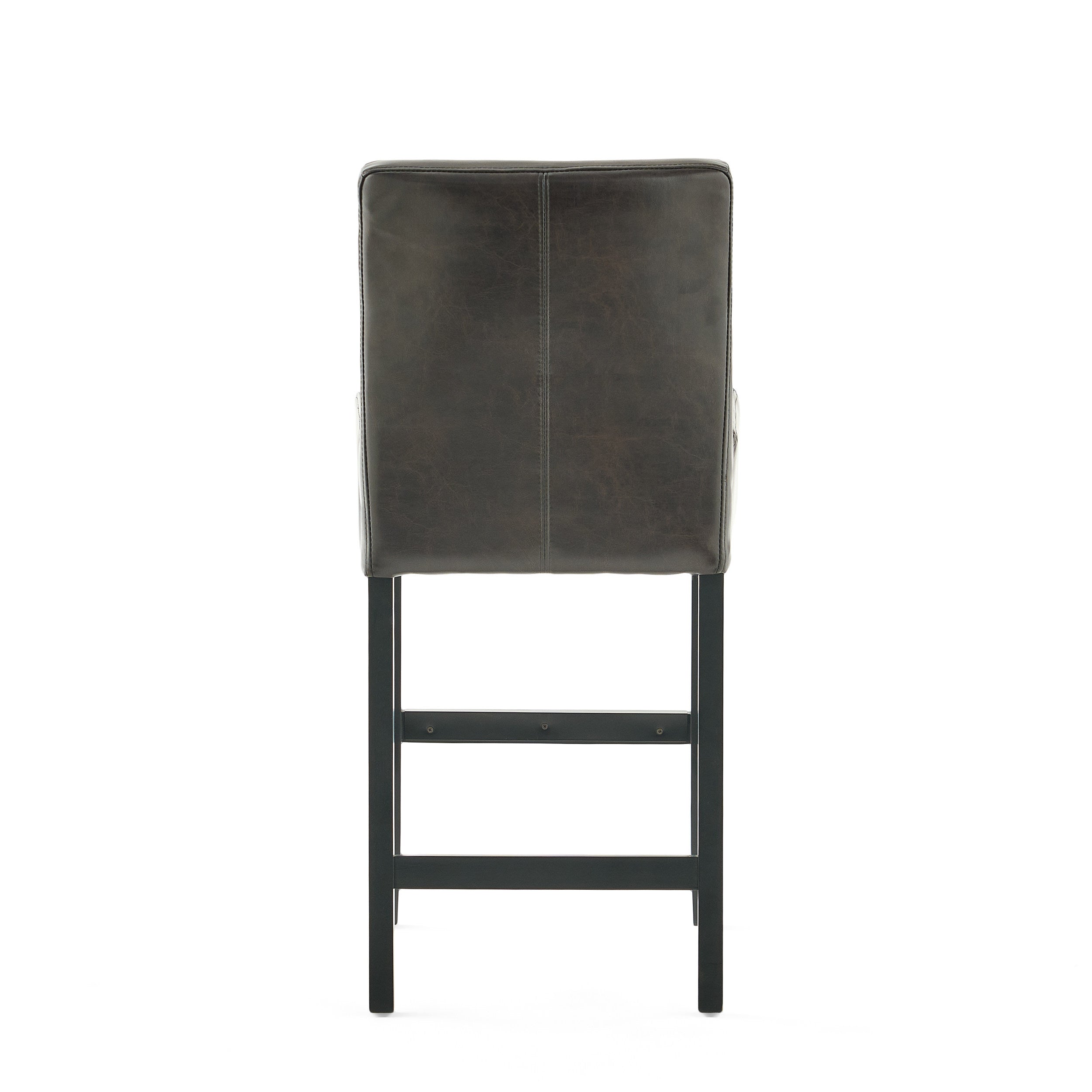 Seigel 19-Inch Brown Bonded Leather Counter Stool (Set of 2)