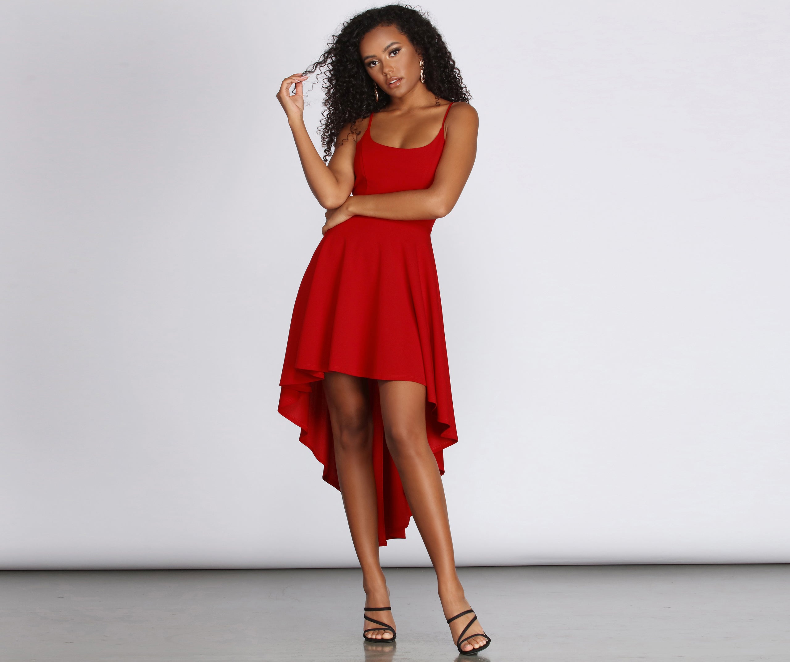 Bow Beauty High Low Dress