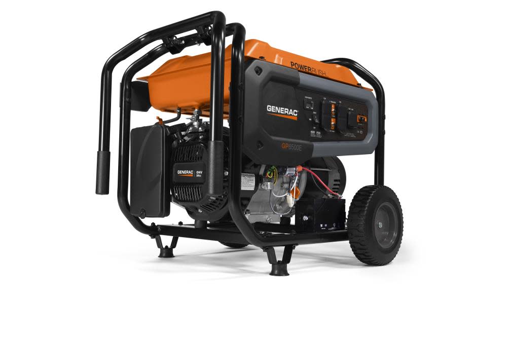 GP6500E ; 6，500 Watt Electric Start Portable Generator， 49 St/CAN ;