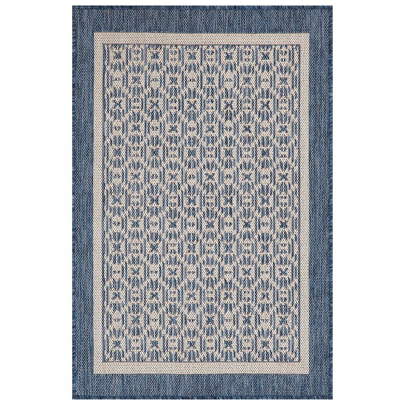 Sonoma Goods For Life® Framed Border Indoor Outdoor Area and Throw Rug