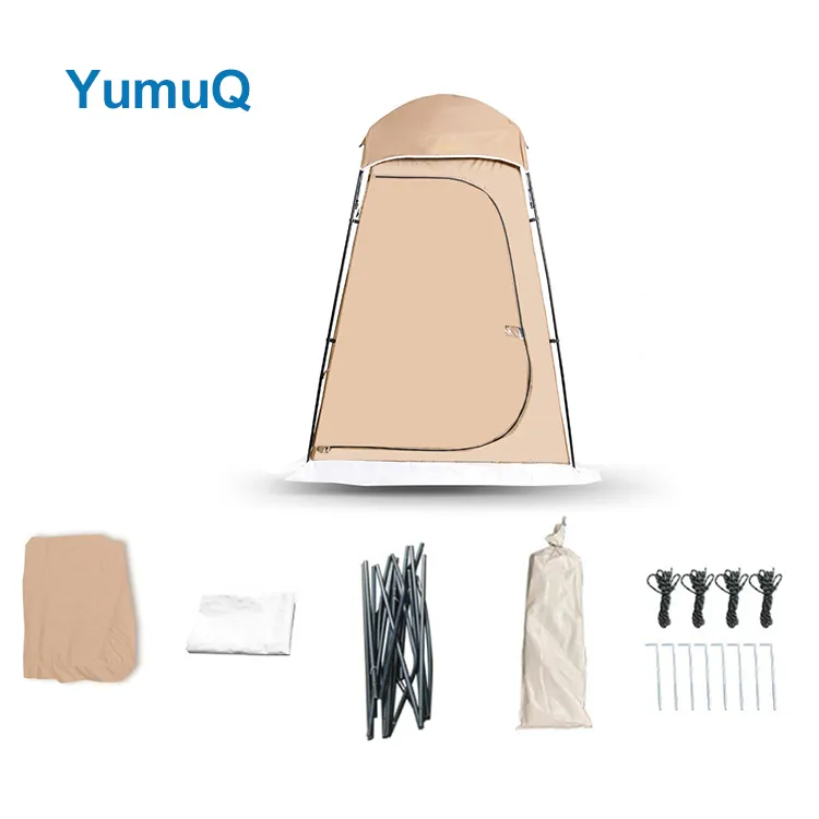 YumuQ 1 2 Person 2 Window Folding Portable Pop Up Toilet Outdoor Bath Shower Tent For Outdoor Camping