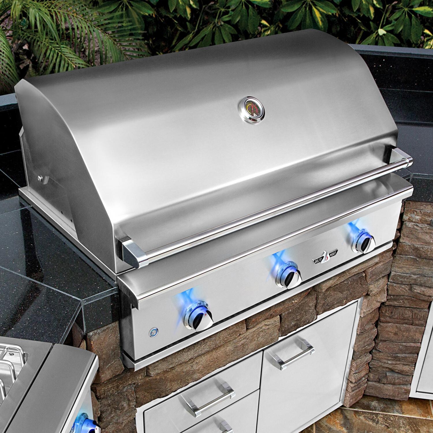 Delta Heat 32-Inch 3-Burner Built-In Natural Gas Grill