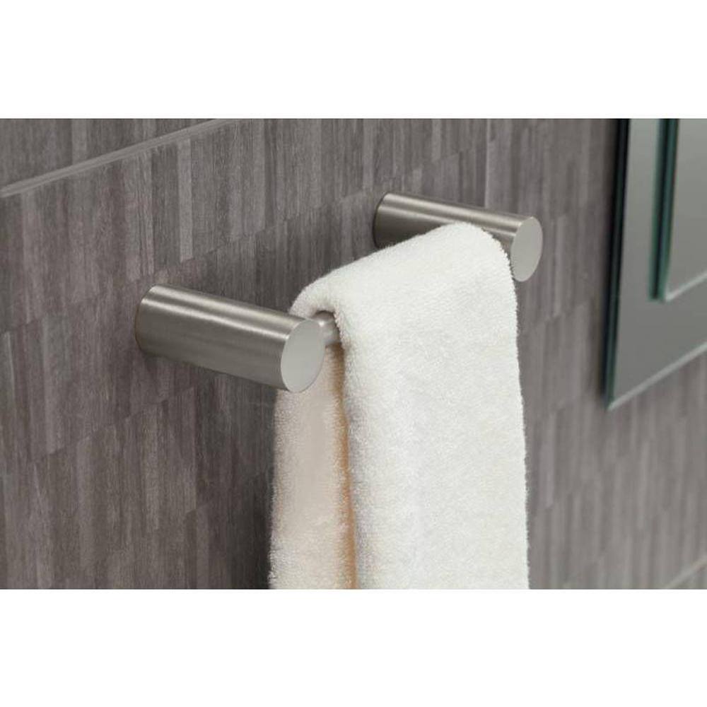 MOEN Align 9 in. Hand Towel Bar in Brushed Nickel YB0486BN