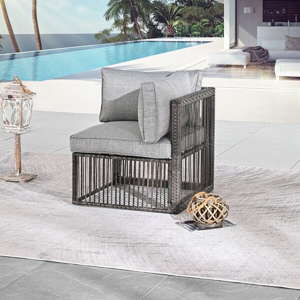 Patio Festival Y23 Outdoor Wicker Chair and Table Collection