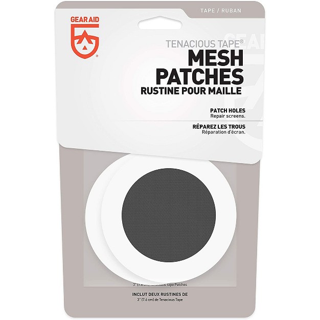 Round Tenacious Tape Mesh Repair Patches 2 pack