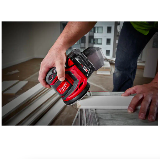 Milwaukee M18 18-Volt Lithium-Ion Cordless 5 in. Random Orbit Sander with Two 3.0 Ah Batteries (2648-20-48-11-1837)