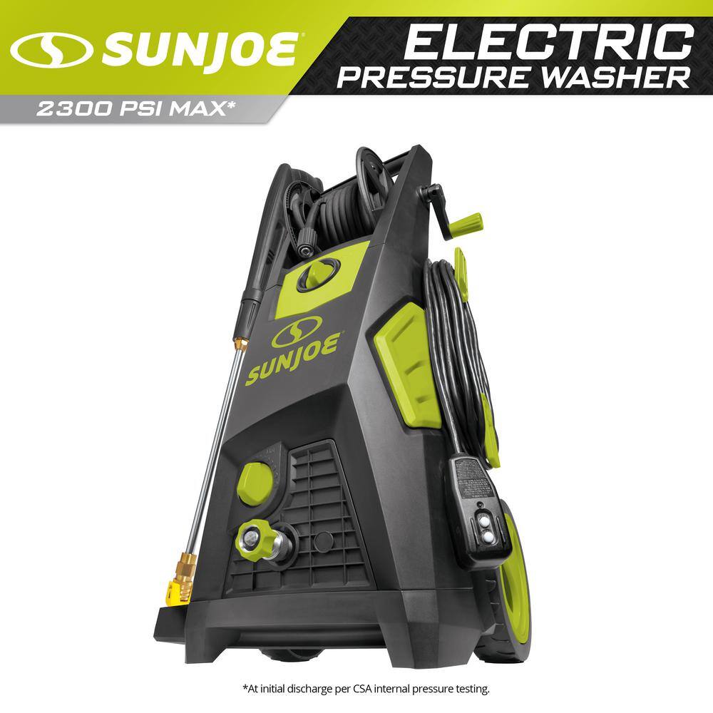 Sun Joe 2000 PSI 1.09 GPM 13 Amp Brushless Induction Cold Water Corded Electric Pressure Washer with Hose Reel SPX3501