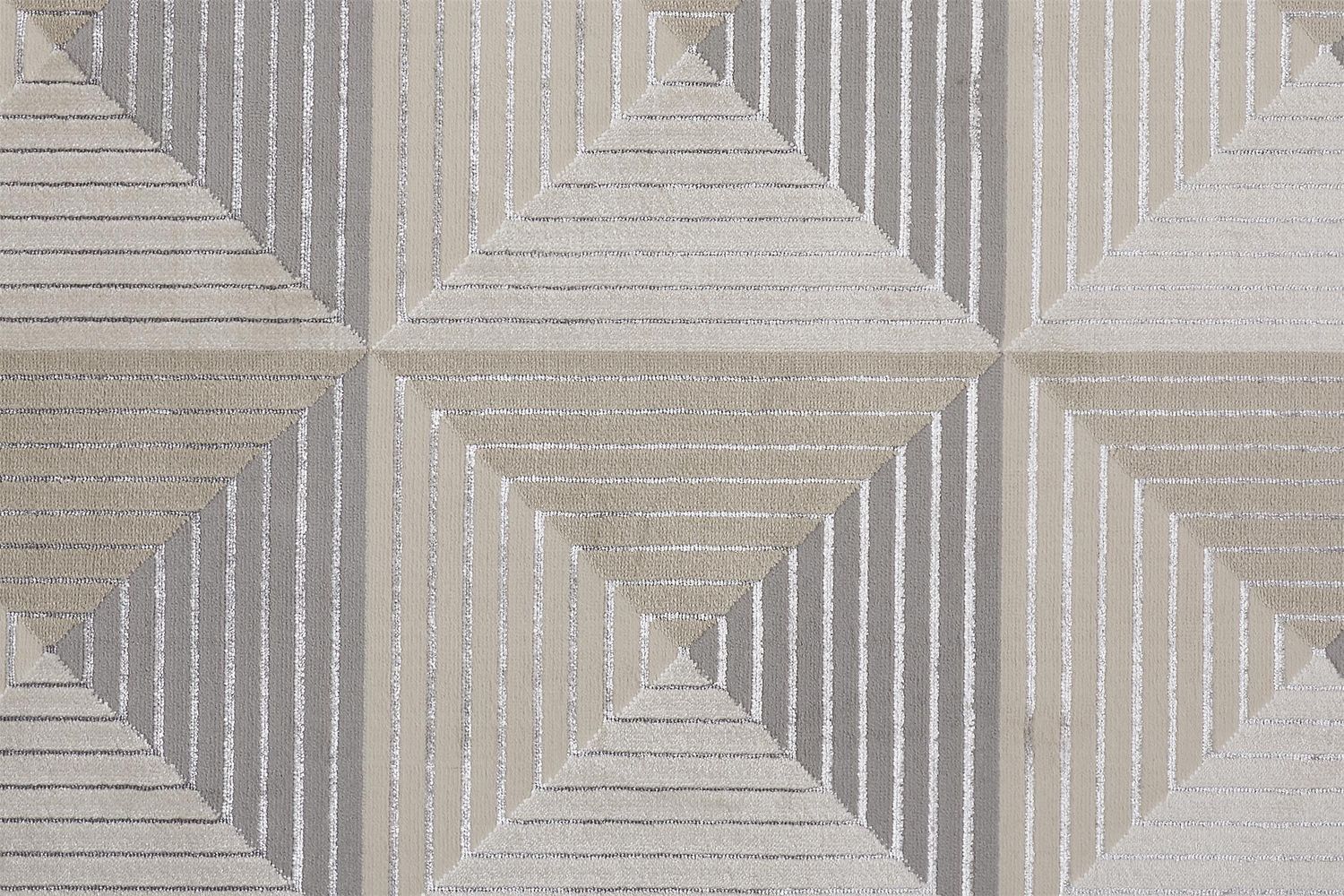 Orin Gray and Silver Rug by BD Fine