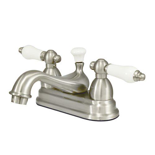 Kingston Brass KS3601PL 4-Inch Centerset Lavatory Faucet， Polished Chrome