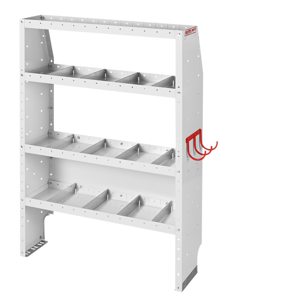 Commercial Shelving Package for Mid-Roof， 130 Inch Wheel Base Ford Transit Vans