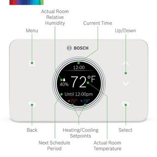 Bosch BCC50 Connected Control Smart 7-Day Programmable Thermostat 8733952994