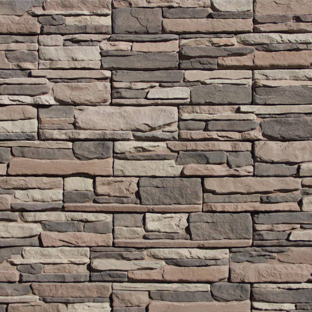 M-Rock P-Series 5 in x 20 in. Clover Dale Ledge Stone Concrete Stone Veneer (100 sq. ft.Crate) mrcloverdalecra