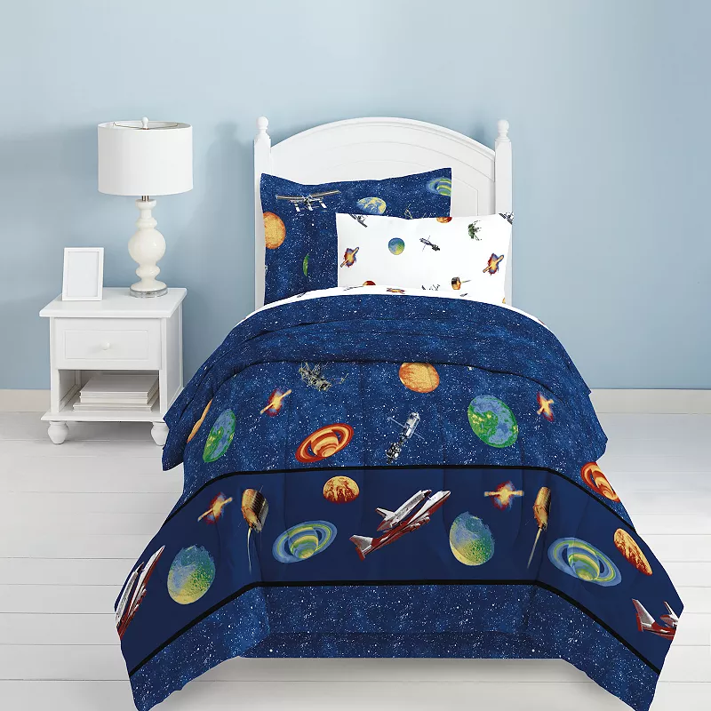 Dream Factory Outer Space Reversible Bed Set