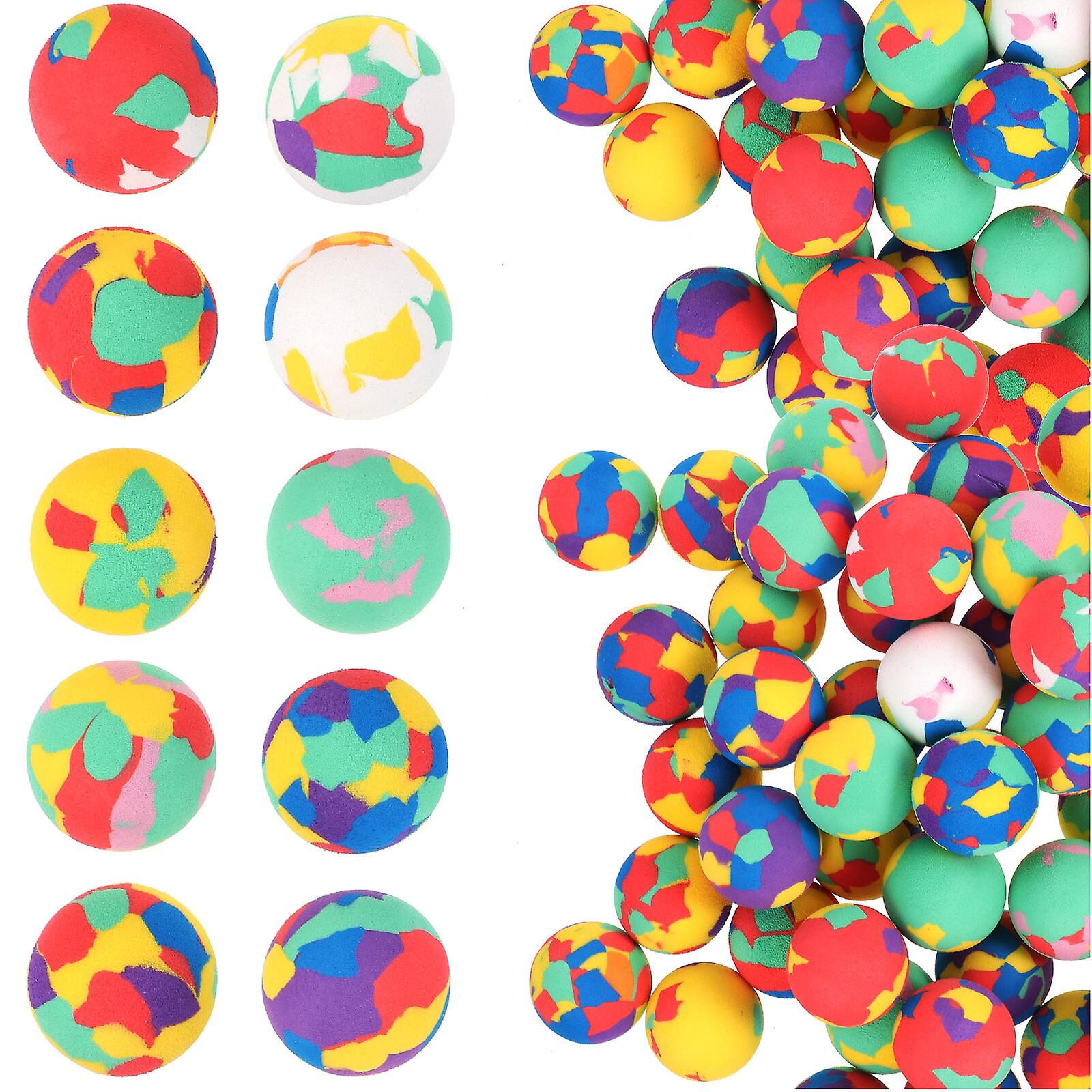 50pcs Kids Elastic Balls Eva Balls Decorative Small Throwing Balls Children Bouncy Balls Kids Balls