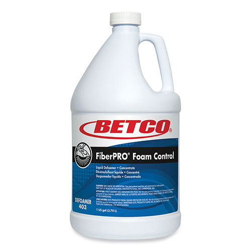 Betco FiberPro Foam Control Liquid Defoamer | 1 gal Bottle， 4