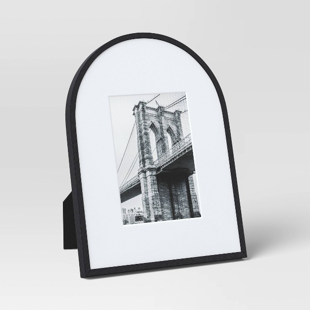 Matted To 5 quot x7 quot Aluminum Arch Table Frame Black