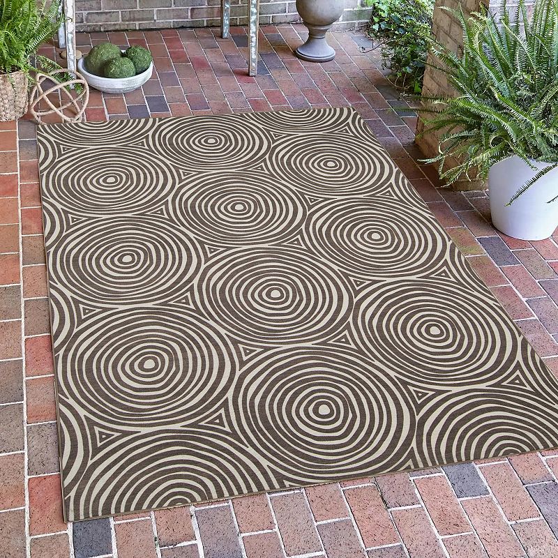 Linon Ocoee Outdoor Washable Rug