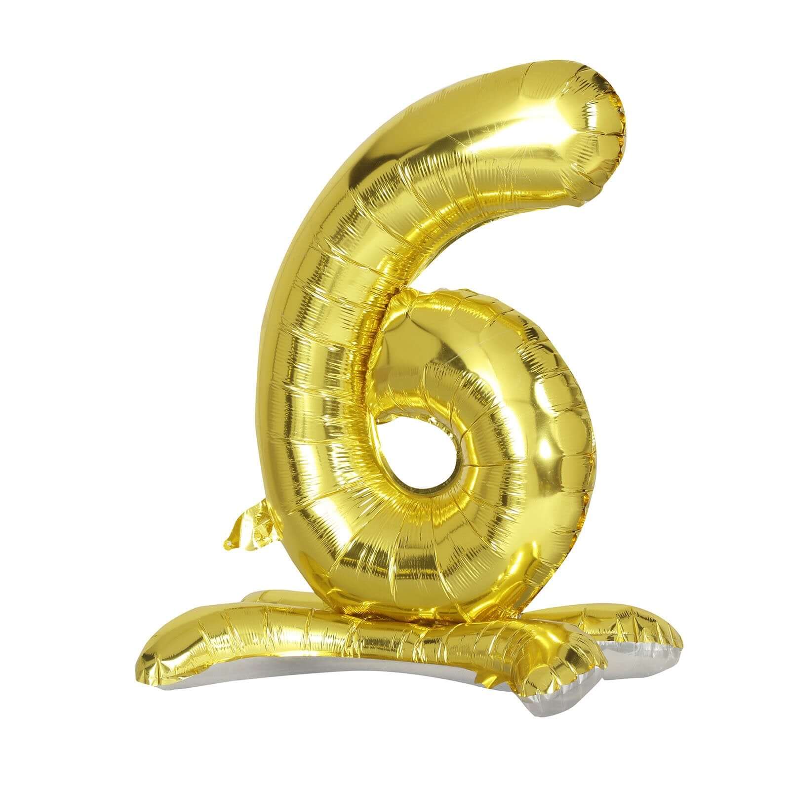 Gold Self Standing Helium/Air Mylar Foil Letter and Number Balloons 27