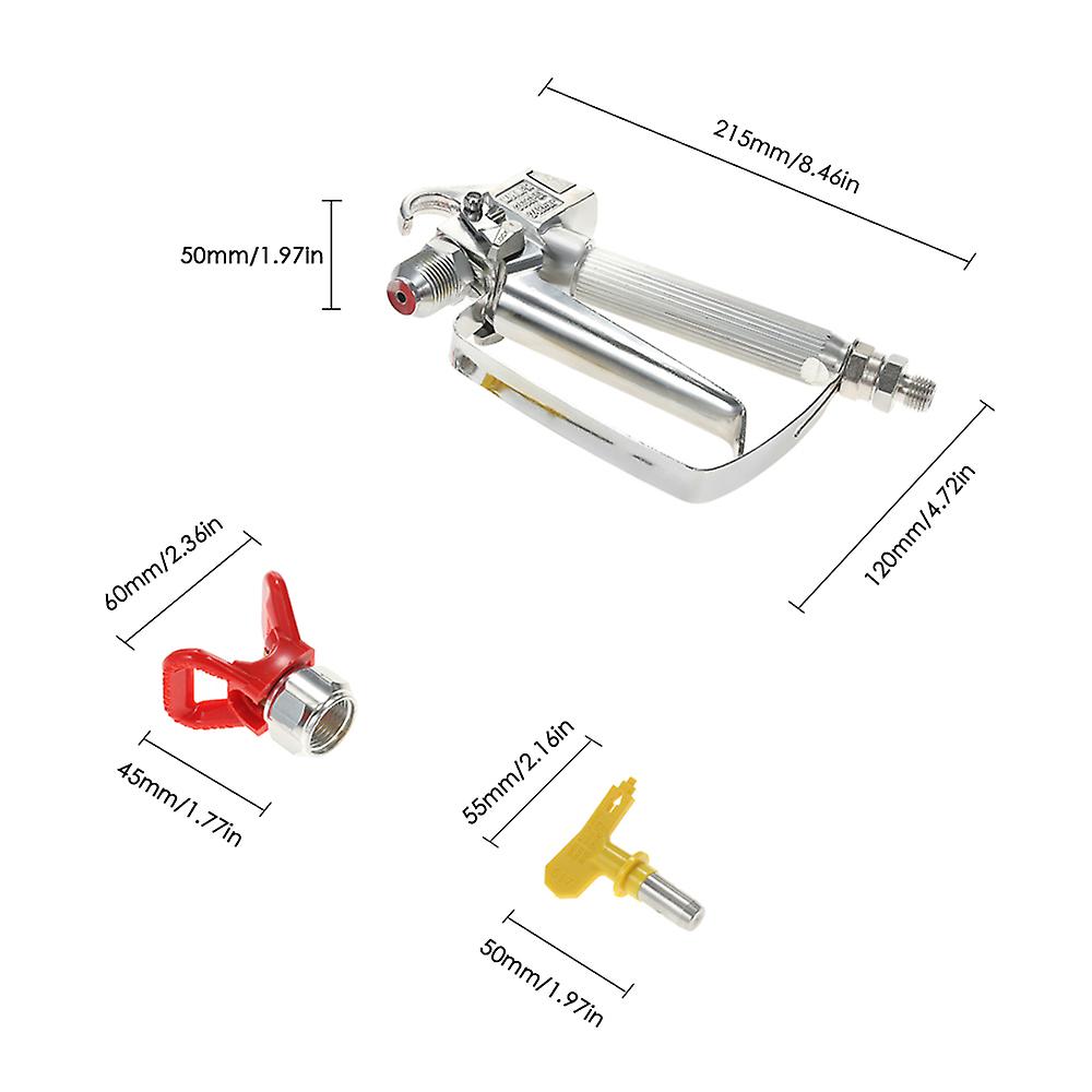 3600psi High Pressure Airless Paint Spray Gun With 517 Spray Tip and Nozzle Guard Pump Sprayer And Airless Spraying Machine No.282951