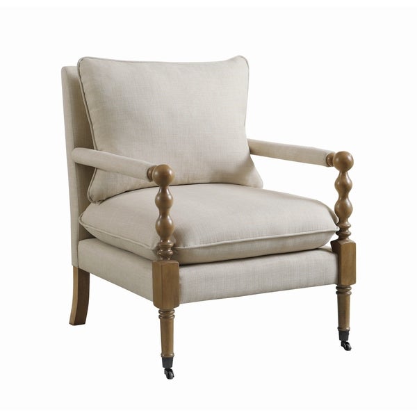 Coaster Furniture Monaghan Upholstered Accent Chair with Casters