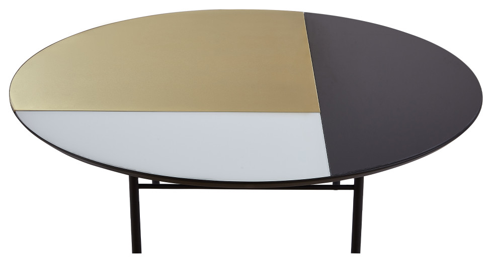 Tri Color Round Coffee Table  Liang  ampEimil Orphenus   Contemporary   Coffee Tables   by Oroa   Distinctive Furniture  Houzz