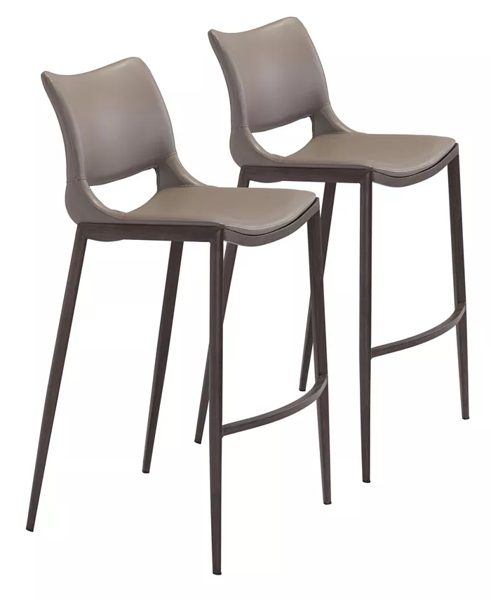 Zuo Ace Bar Chair Set of 2