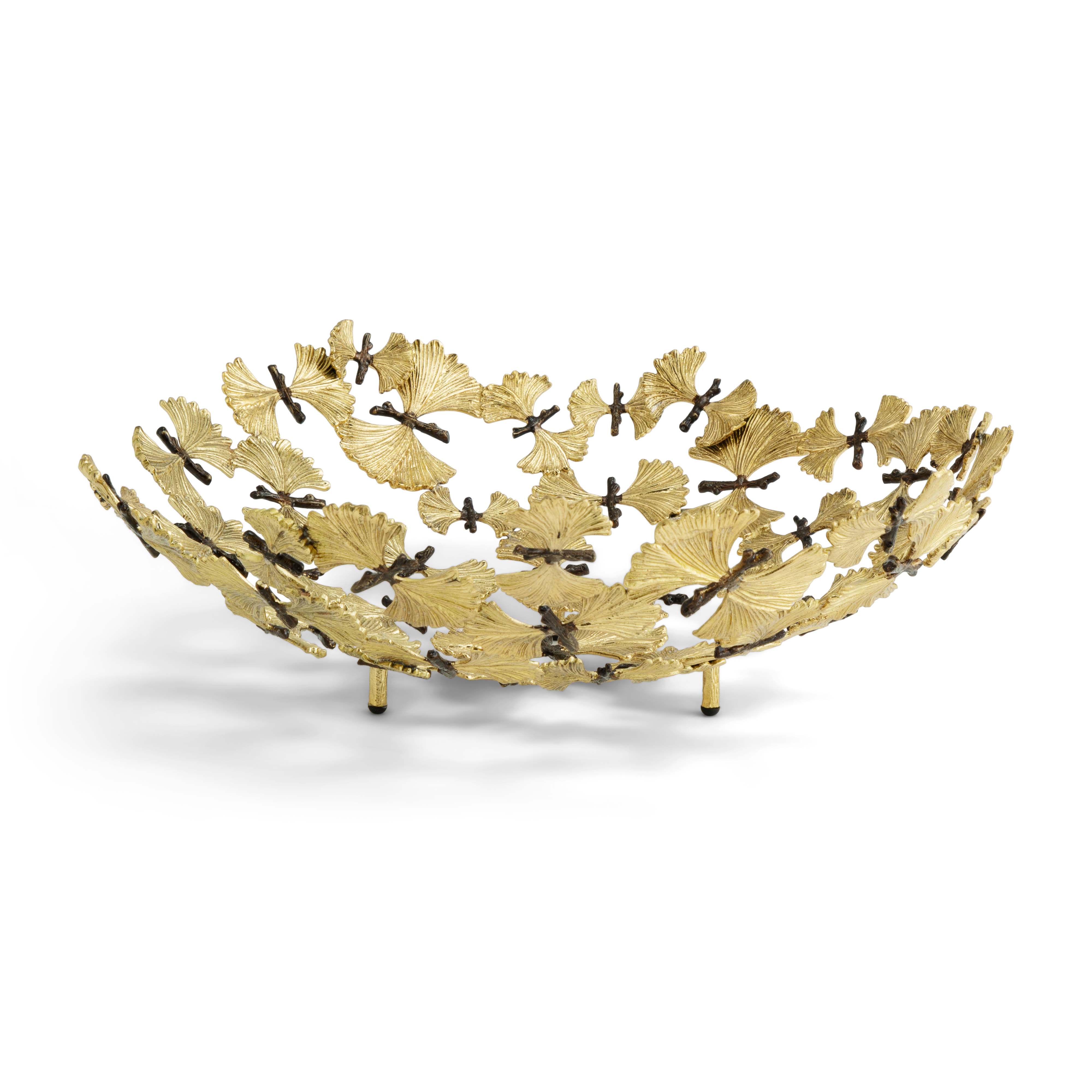 Butterfly Ginkgo Centerpiece Bowl