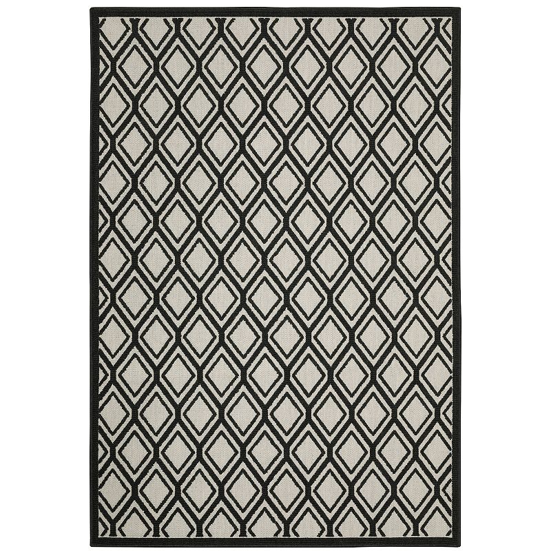 StyleHaven Trevor Distressed Medallion Indoor Outdoor Rug