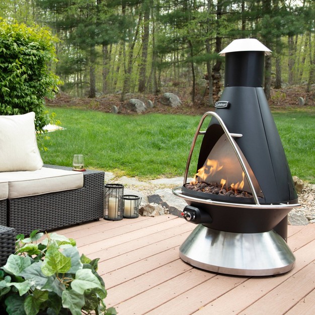 Cuisinart Chimenea Style Lp Outdoor Fire Pit