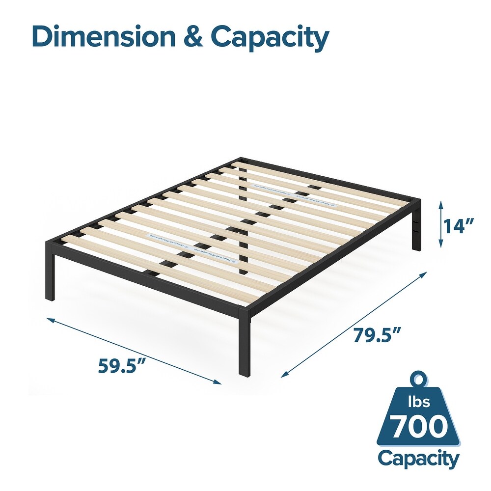 Priage by ZINUS Metal Platform Bed Frame