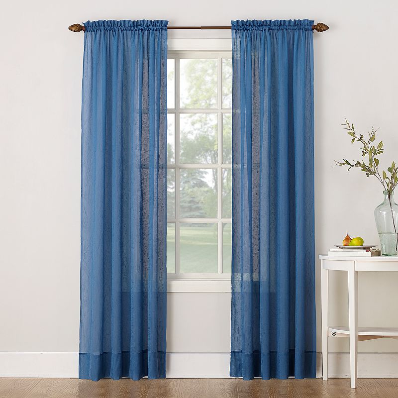 No. 918 Erica Crushed Sheer Voile Window Curtain