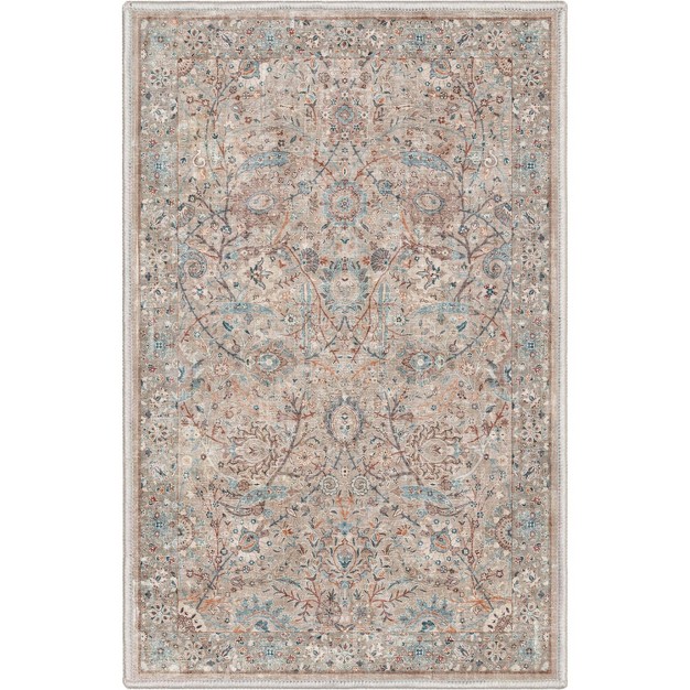 Well Woven Emilia Persian Floral Area Rug