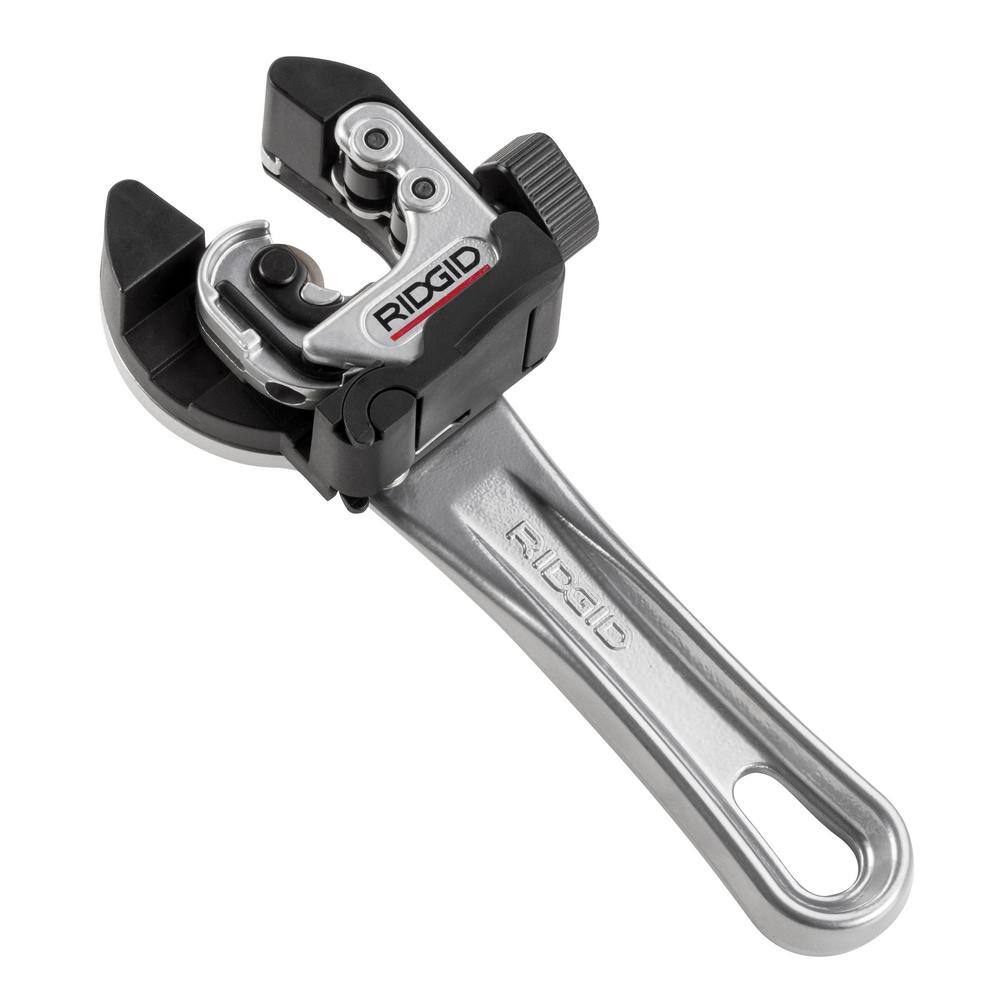 RIDGID 118 2-in-1 Close Quarters AUTOFEED 14 in.-1-18 in. Metal Tubing Compact CutterTool with X-CEL Knob for Quick Cutting 32573