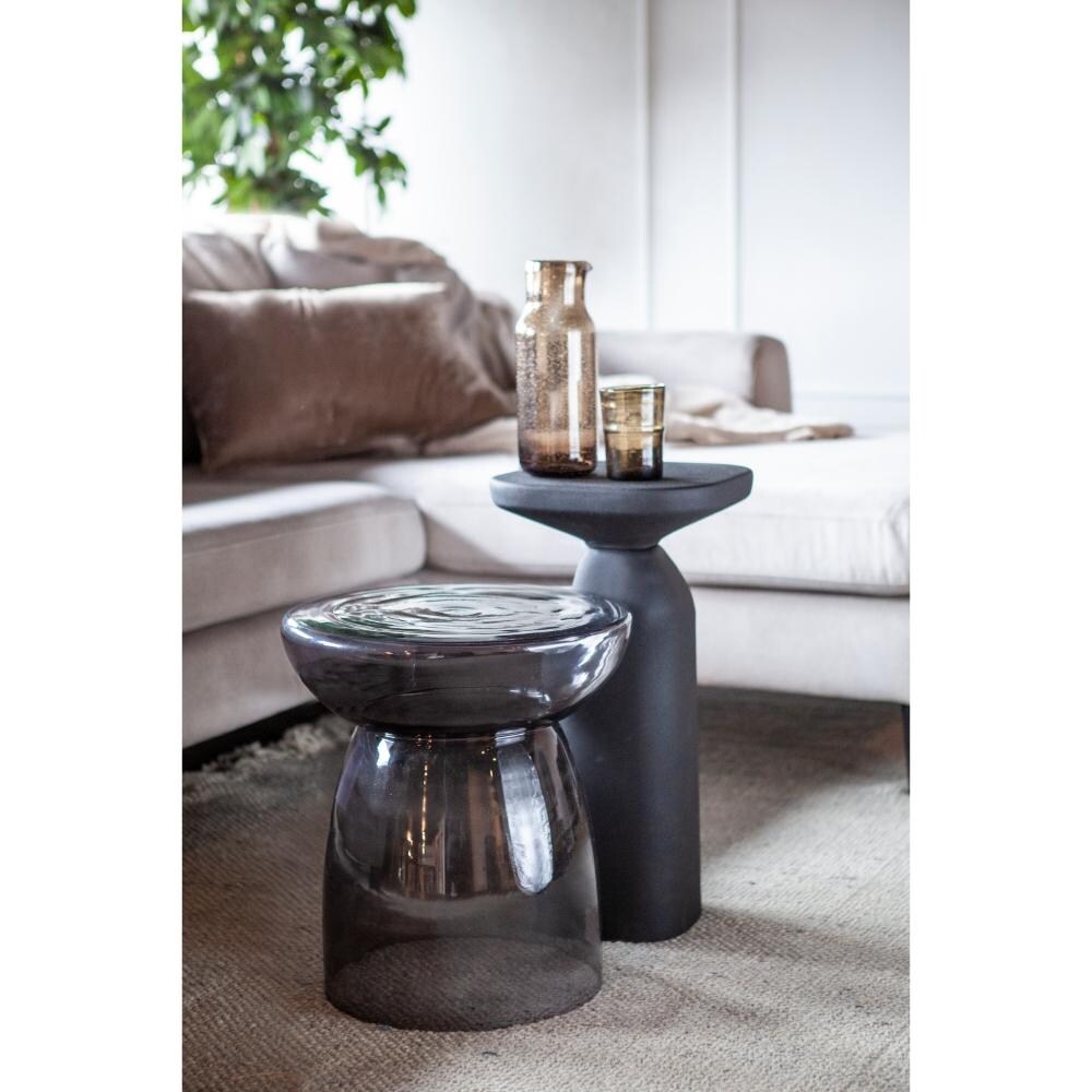 By Boo Squand Black Aluminum Side Table