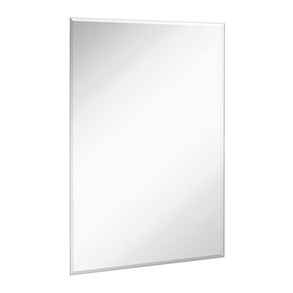 Large Rectangular Silver Mirror- Ultra Thin, Lightweight with Polished Beveled Mirror Edges (30