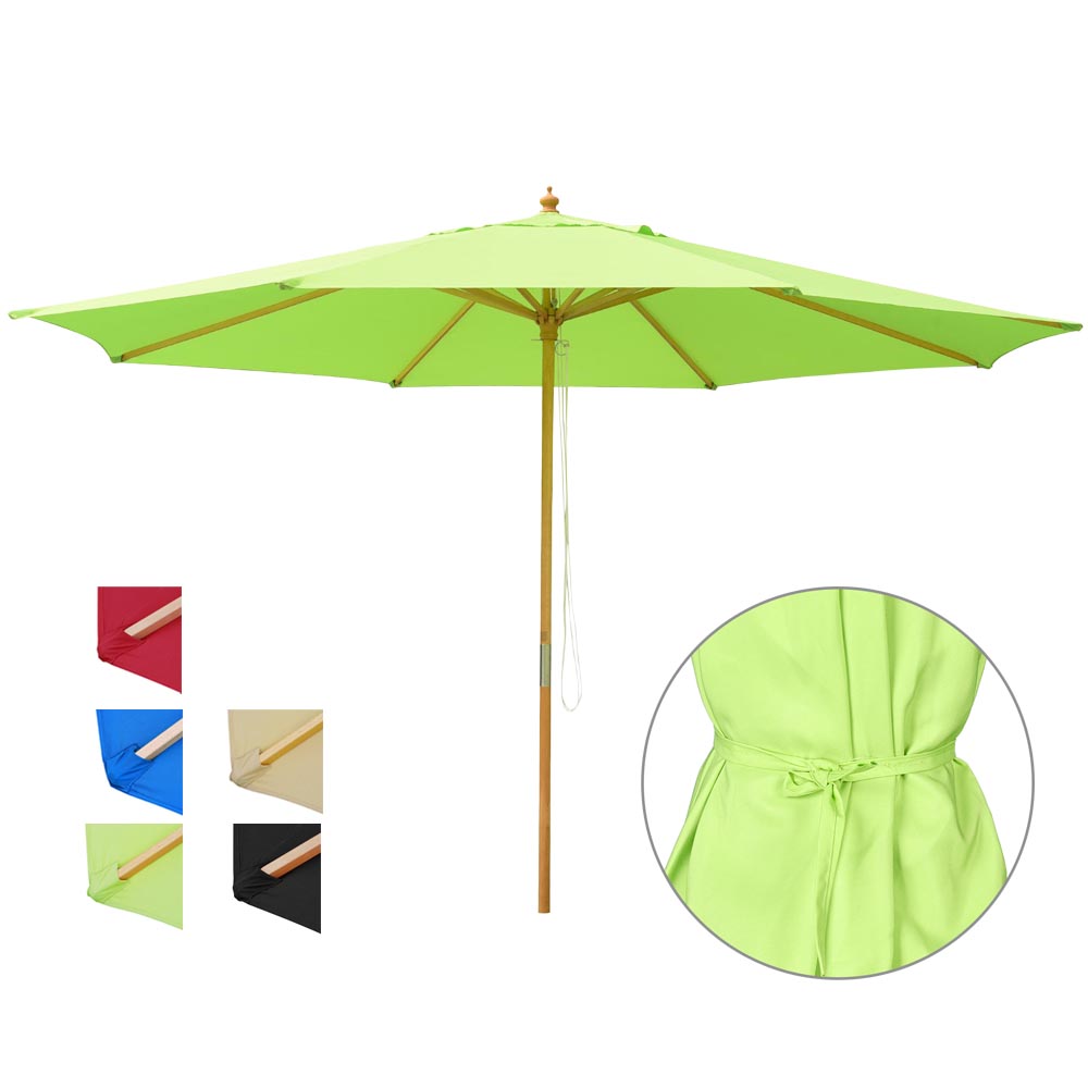 Yescom 13ft Patio Wood Market Umbrella Multiple Colors