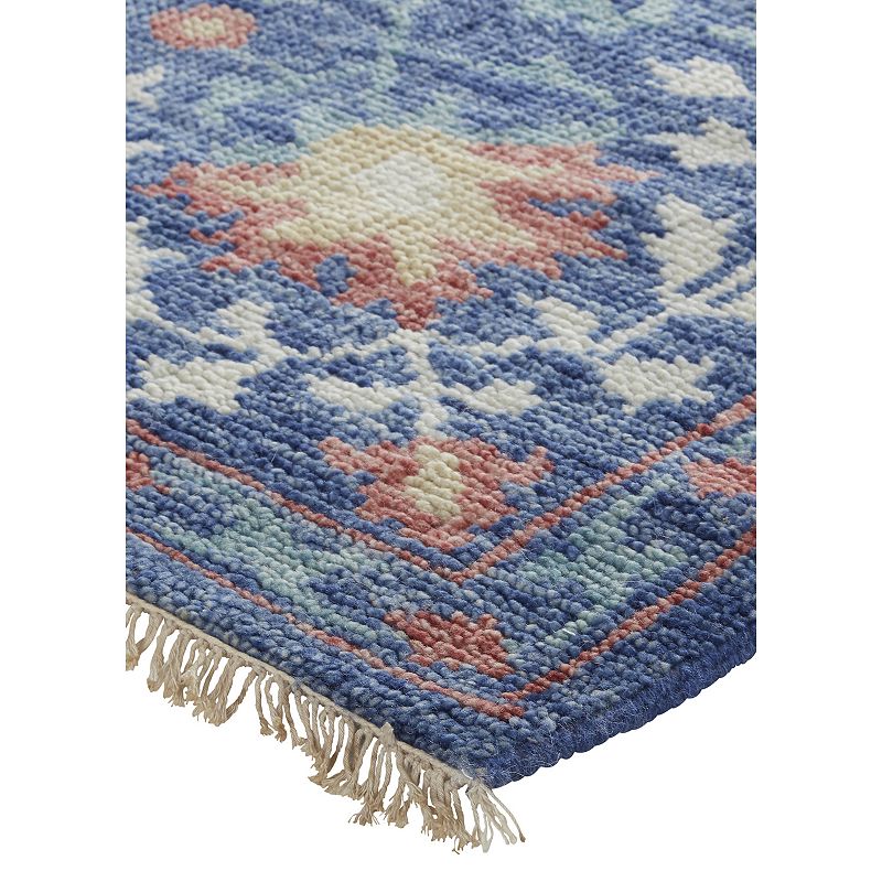 Weave and Wander Bennet Ornamental Floral Luxury Wool Rug