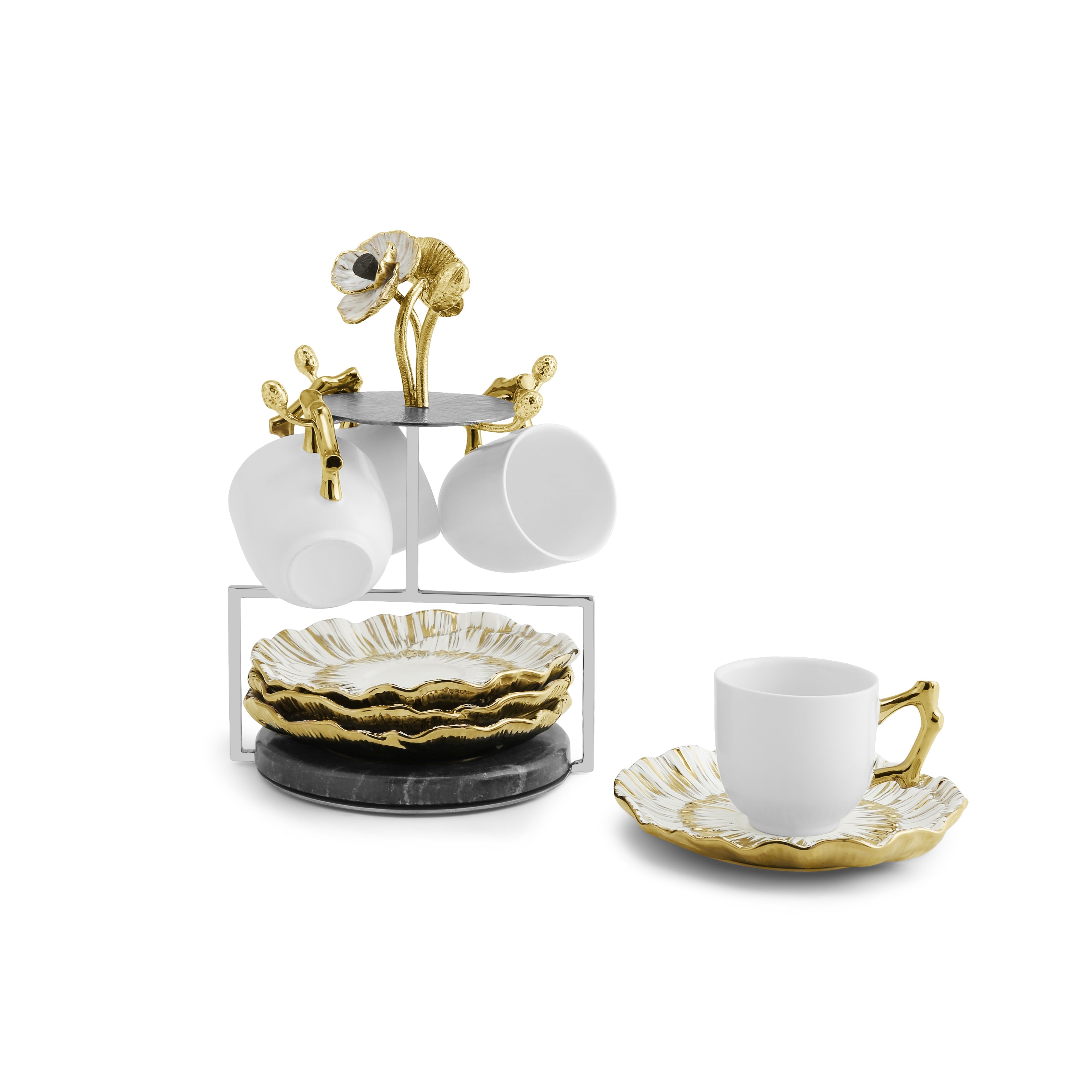 Anemone Demitasse Set