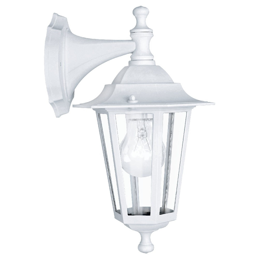 Britalia BR22462 Matt White Outdoor Vintage Down Lantern Wall Light