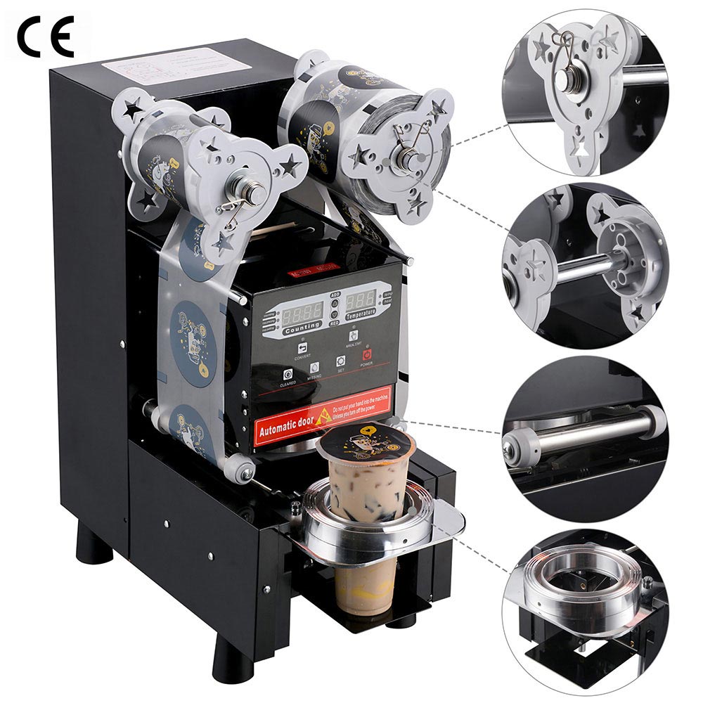 WeChef Fully Automatic Boba Cup Sealing Machine 400-670 Cups/hr 450W