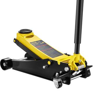 VEVOR 4-Ton 8800 lbs. Floor Jack Low Profile Racing Floor Jack with Dual Pistons Quick Lift Pump Lifting 3.94 in. to 20.98 in. SGWSQJDTSGK4TBCP9V0