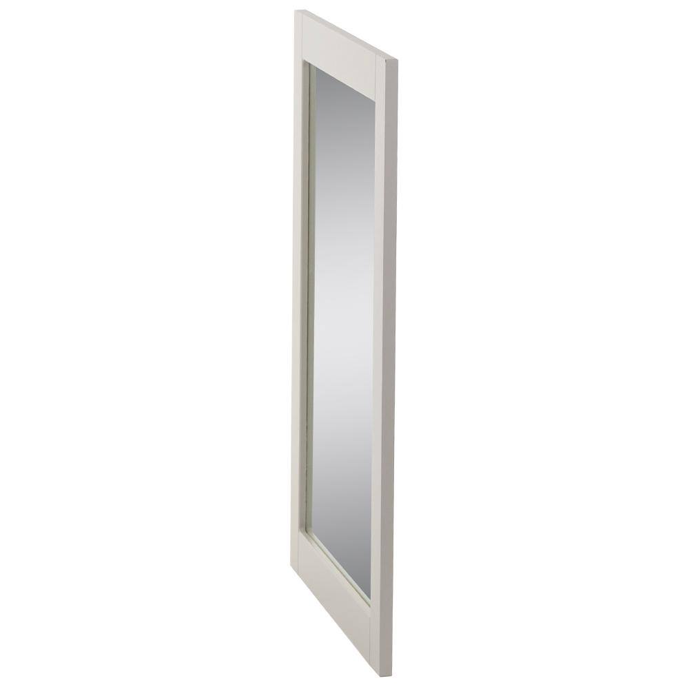 Glacier Bay Del Mar 24 in. W x 30 in. H Framed Wall Mirror in Gray DMWM24-KG