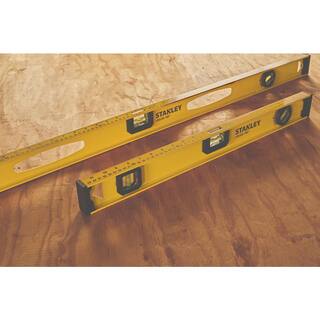 Stanley 48 in. Non-Magnetic 180 Aluminum I-Beam Level 42-328