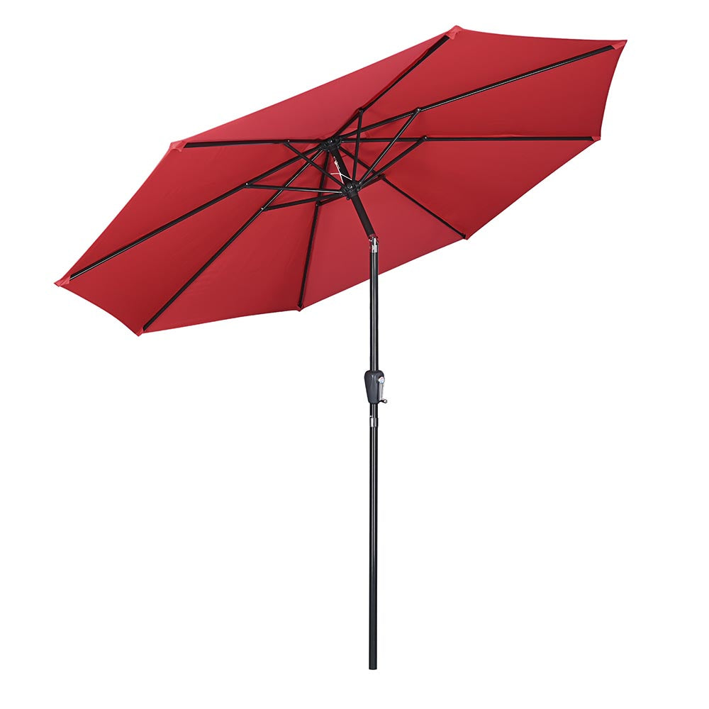 Yescom 10ft 8-Rib Patio Umbrella Tilt 220gsm Canopy UV50+