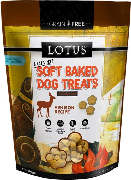 Lotus Soft-Baked Venison Recipe Grain-Free Dog Treats