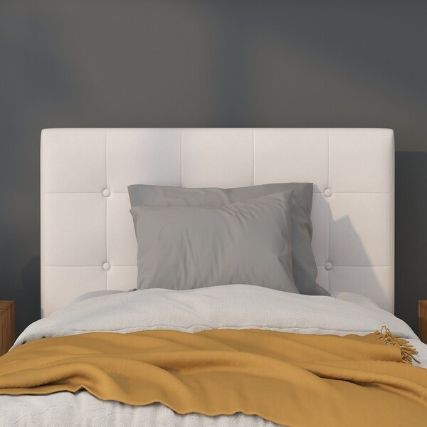 Button Tufted Upholstered Headboard - - 26960257