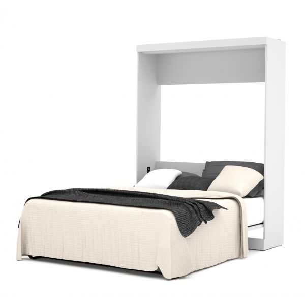 Bestar Pur by Bestar Queen Wall bed in White