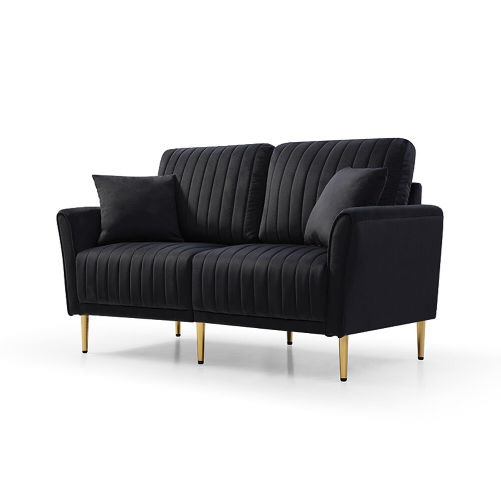 Mid Century Luxury Velvet 3 Piece Sofa Set