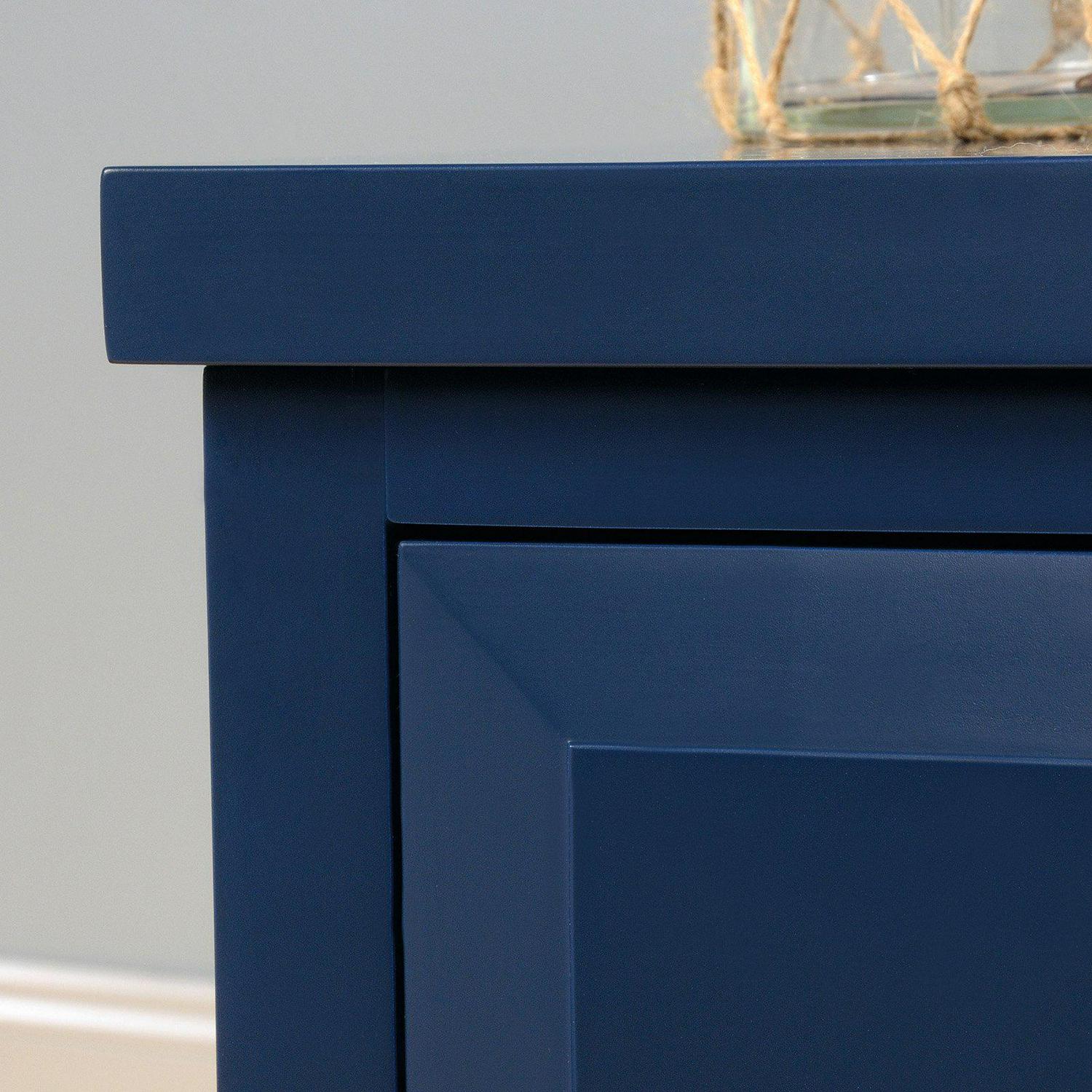 Sauder Cottage Road Side Table Indigo Blue  Crowdfused