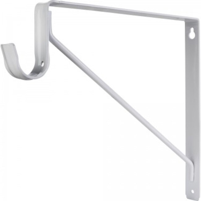 Hardware Resources Closet Rod and Shelf Support Bracket for 1 5/16